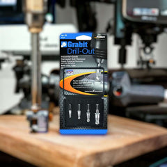 Alden 4017P Grabit® Drill-out Broken Bolt Extractor 4 Piece Kit
