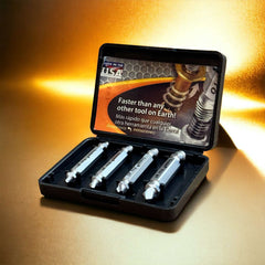 Alden 8440P Grabit® Pro Broken Bolt & Damaged Screw Extractor 4 Piece Kit