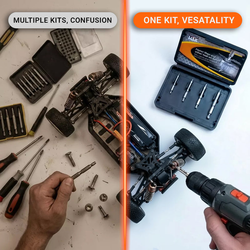 Fix Precision Equipment Without Specialized Tools for Every Screw Type