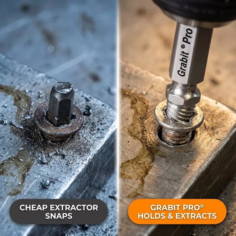 Never Snap Another Cheap Extractor Inside a Stripped Screw Again