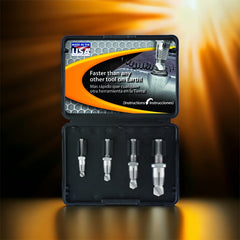 Alden 4017P Grabit® Drill-out Broken Bolt Extractor 4 Piece Kit