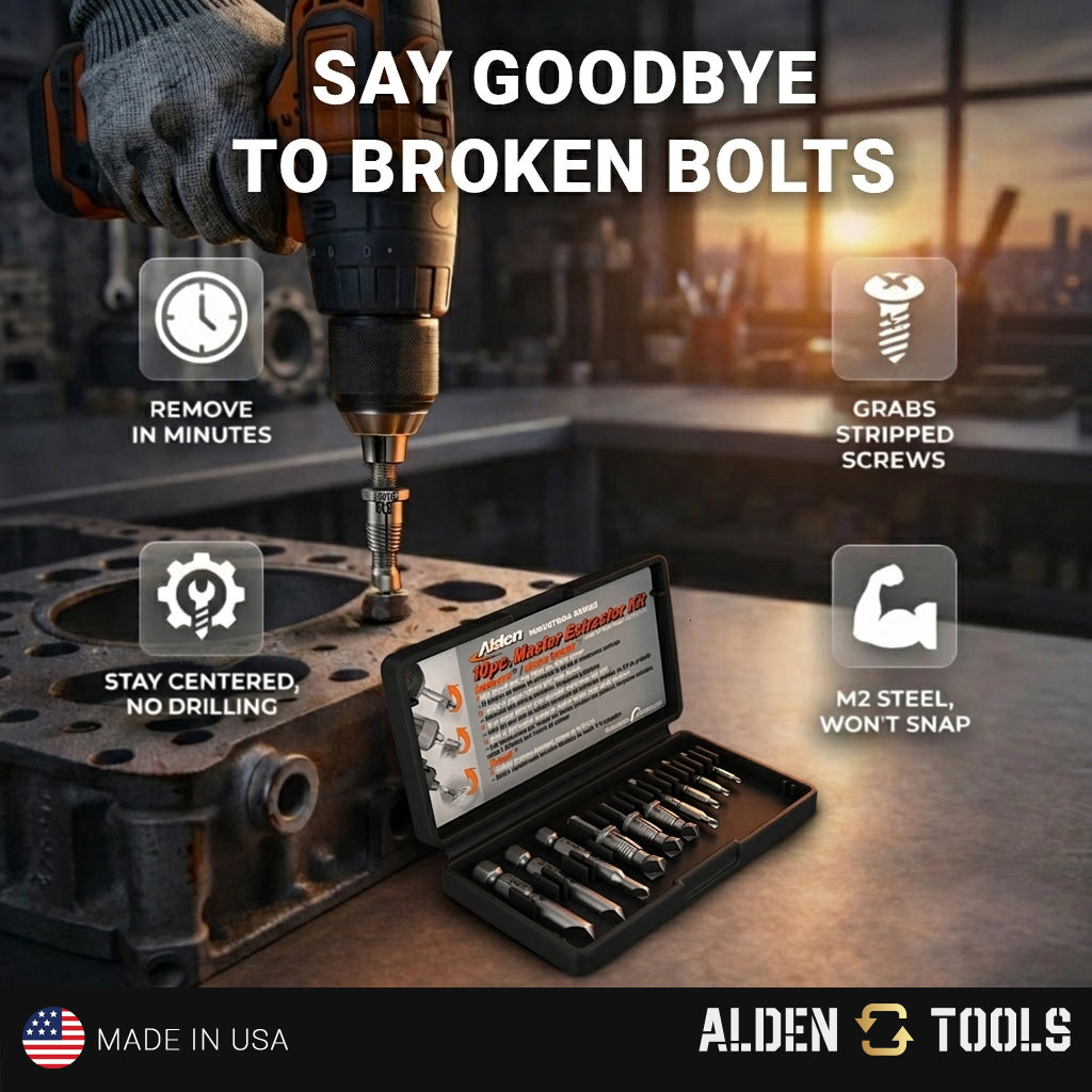 Alden 1007P Master Extractor Grabit® Pro 10 Piece Kit - USA Made