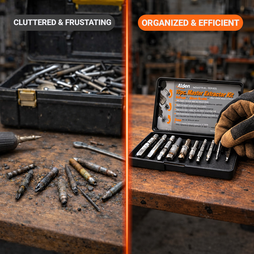 Alden 1007P Master Extractor Grabit® Pro 10 Piece Kit - USA Made