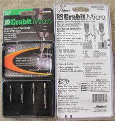 Alden 4507P Grabit® Micro Broken Bolt Extractor 4 Piece Kit