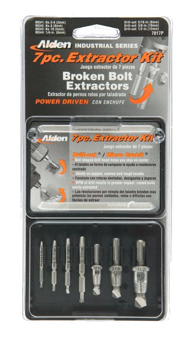 Alden 7017P Grabit® Extractor Select Series 7 Piece Kit