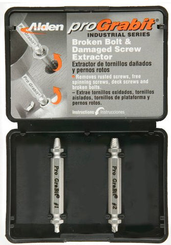 Alden 8420P Grabit® Pro Broken Bolt and Damaged Screw Extractor 2 Piece Kit