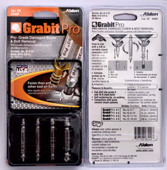 Alden 8440P Grabit® Pro Broken Bolt & Damaged Screw Extractor 4 Piece Kit